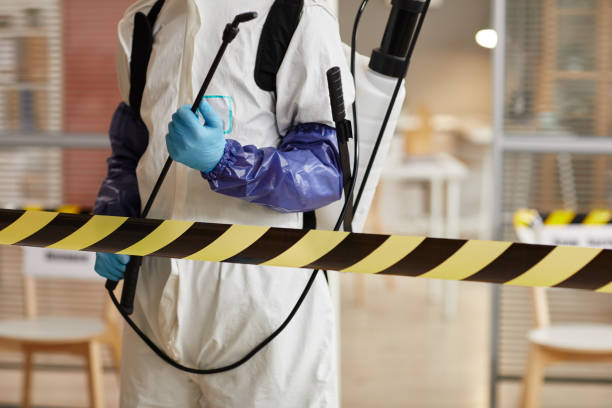Professional Blood Cleanup technician working in Advance, NC